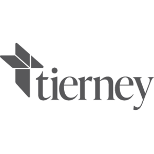 Tierney logo in gray