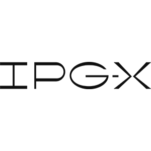 IPG X logo in black